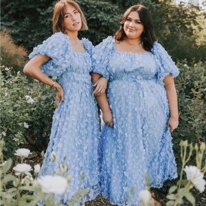 ONE LOVED BABE - Embroidered Floral WONDERSTRUCK DRESS